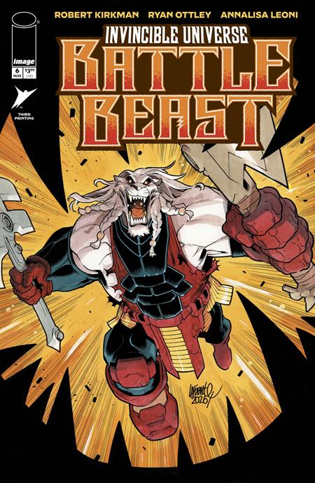 INVINCIBLE UNIVERSE BATTLE BEAST #6 3RD PTG