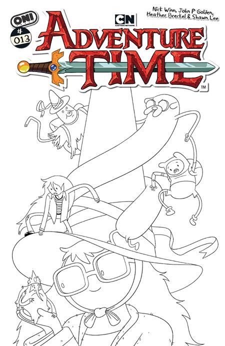 ADVENTURE TIME (2025) #13 CVR E INC 1:20 NICK WINN B&W VAR